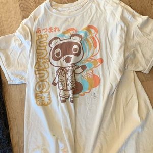 Animal crossing Tom nook oversized shirt